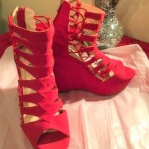 Brand New...Rouge Red Gladiator Platform